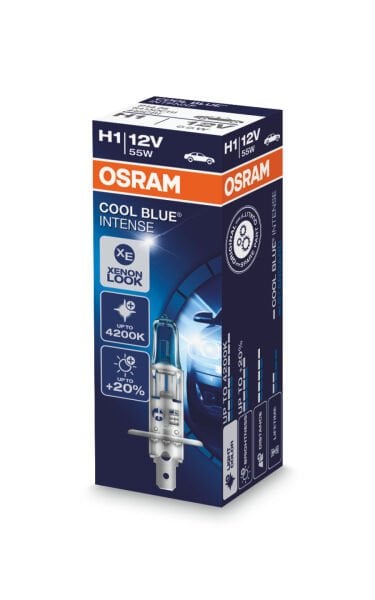 Osram 12V H1 55W Cool Blue Intense 64150CBI Beyaz Işık Halojen Far Ampulü
