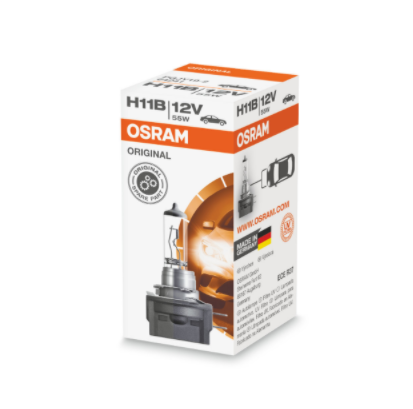 Osram 12V H11B 55W Halojen Far Ampulü | Orijinal Ekipman Uyumlu Güçlü Aydınlatma