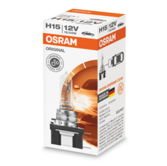 Osram 12V H15 64/19W Halojen Far Ampulü | Gündüz Farı ve Uzun Far Çift Fonksiyon