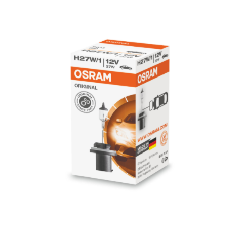 Osram 12V H27/1W Halojen Sis Far Ampulü | Orijinal Soket Uyumlu Güçlü Aydınlatma