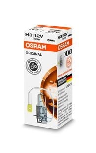Osram 12V H3 55W Halojen Far Ampulü | Sis ve Yardımcı Farlar İçin Güçlü Aydınlatma