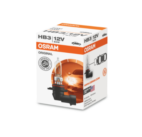 Osram HB3 9005 12V 60W Halojen Far Ampulü Güçlü Işık Orijinal ve Güvenilir