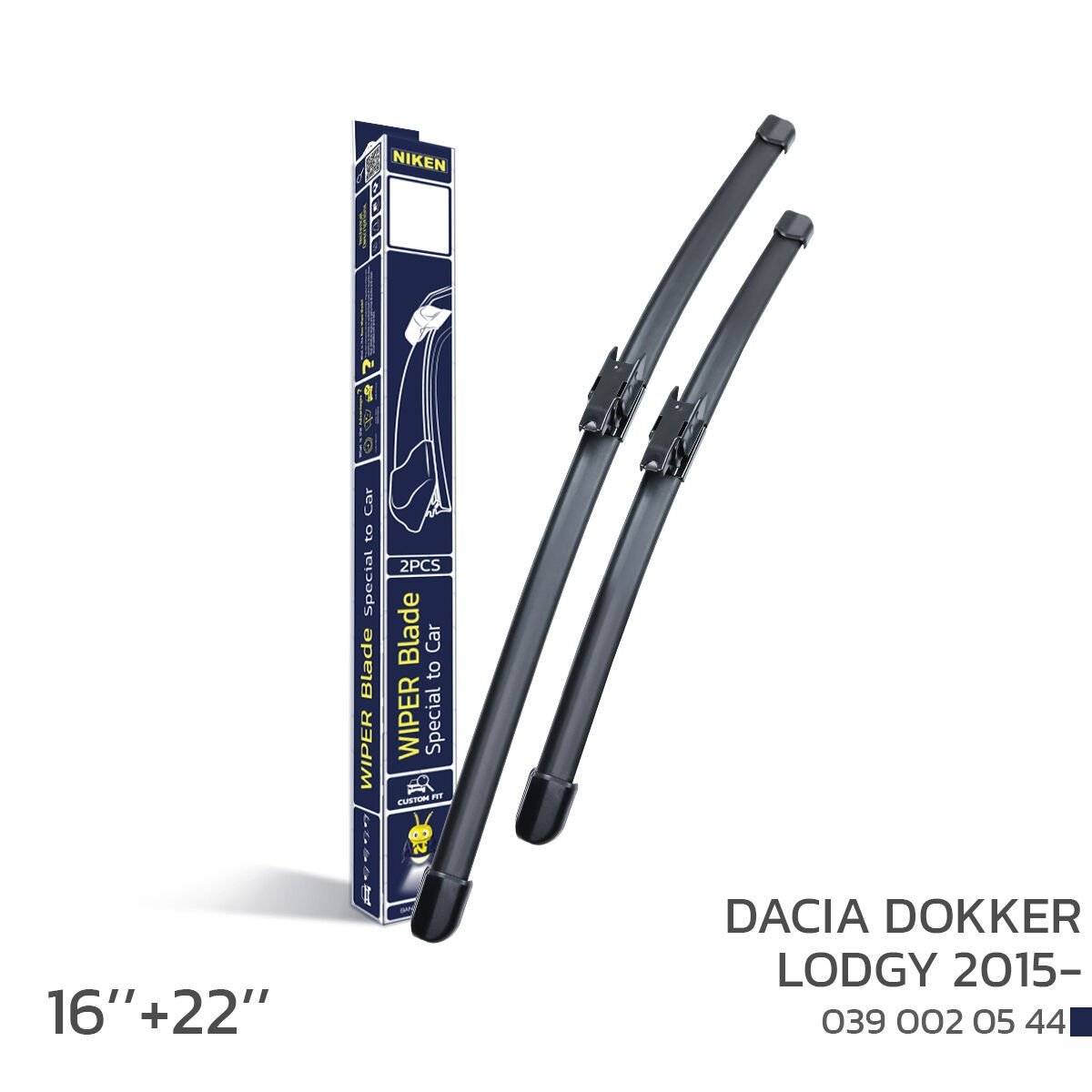 Niken Dacia Dokker – Lodgy 2015- Araca Özel Silecek Takımı