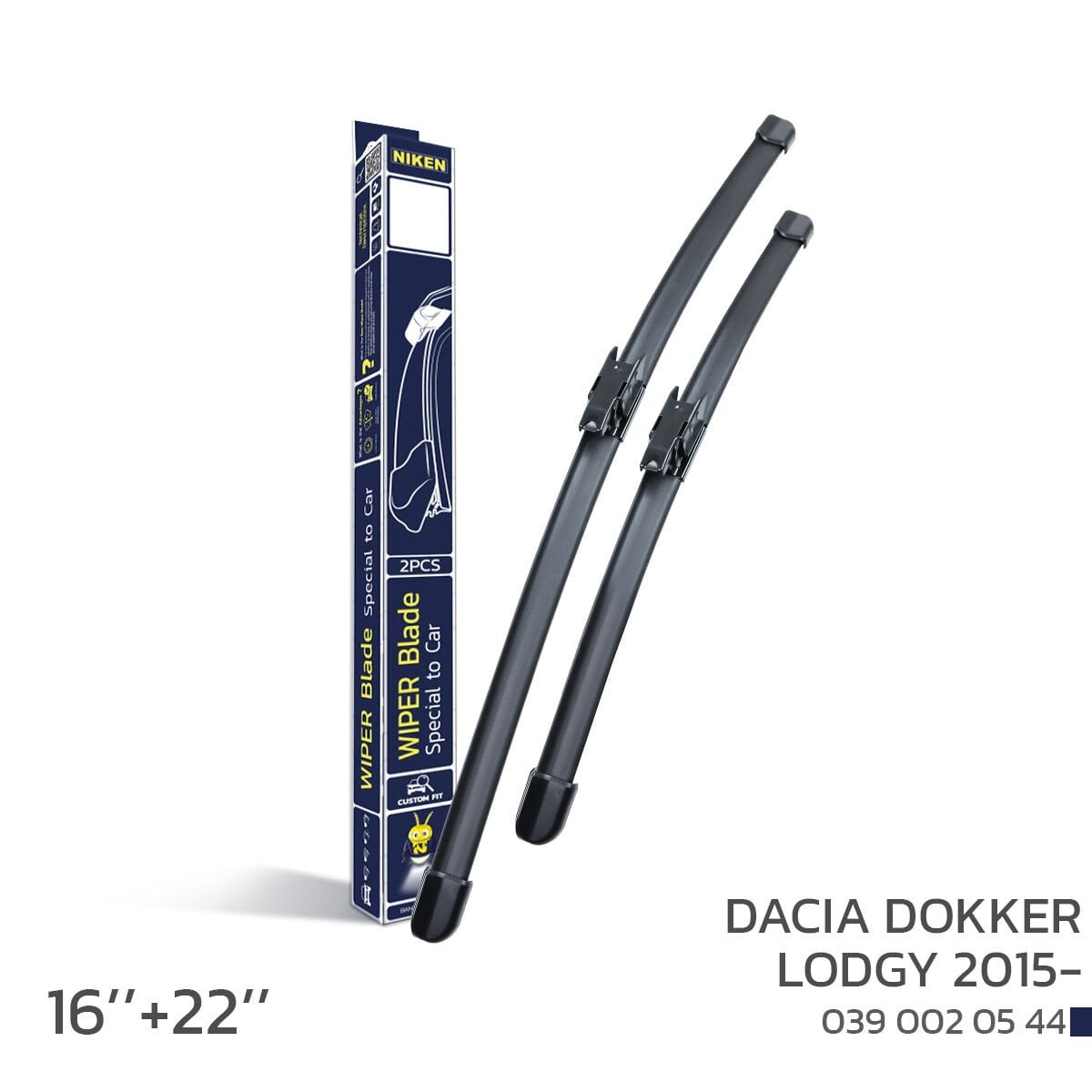 Niken Dacia Dokker – Lodgy 2015- Araca Özel Silecek Takımı