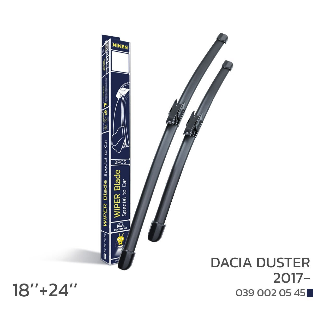 Niken Dacia Duster 2017- Araca Özel Silecek Takımı