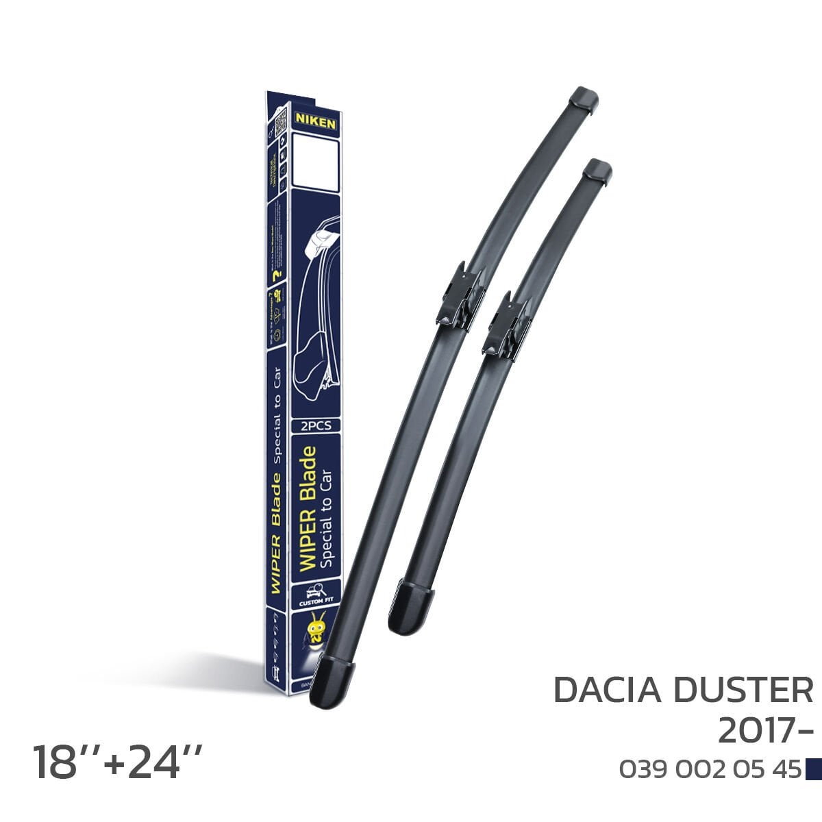 Niken Dacia Duster 2017- Araca Özel Silecek Takımı