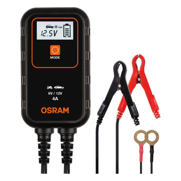 Osram Akü Şarj Cihazı 904 – 6V / 12V Aküler İçin Güvenli ve Akıllı Şarj Çözümü