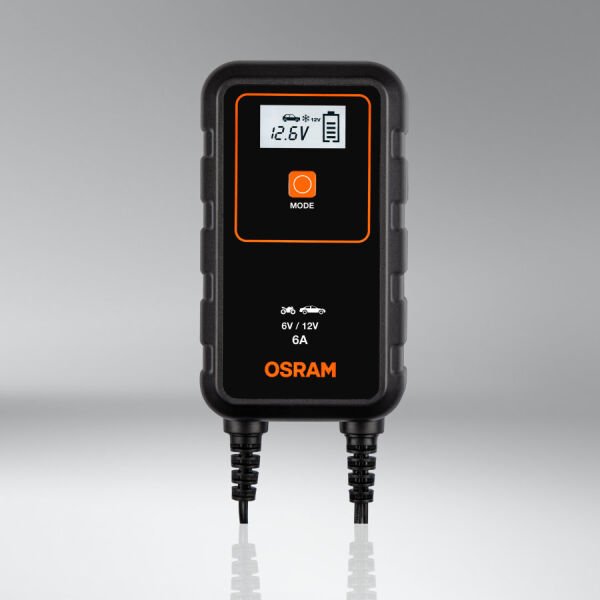 Osram Akü Şarj Cihazı 906 – 6V / 12V Aküler İçin Akıllı, Güvenli ve Güçlü Şarj Çözümü