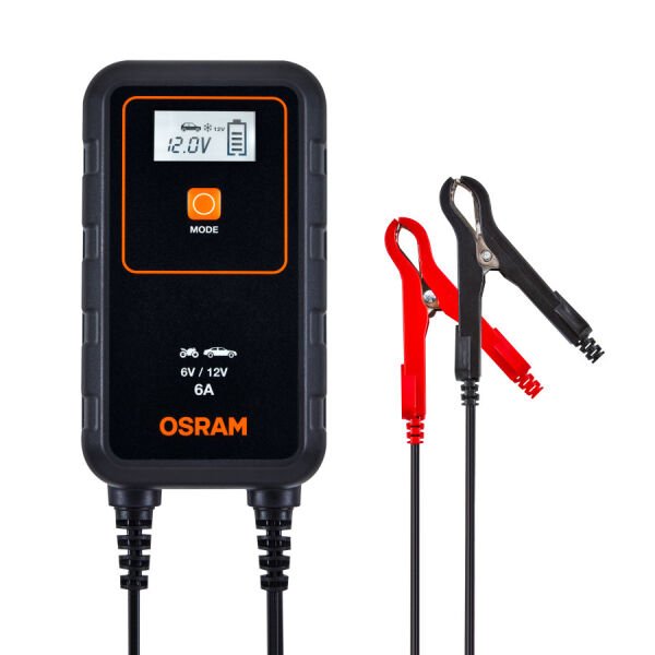 Osram Akü Şarj Cihazı 906 – 6V / 12V Aküler İçin Akıllı, Güvenli ve Güçlü Şarj Çözümü