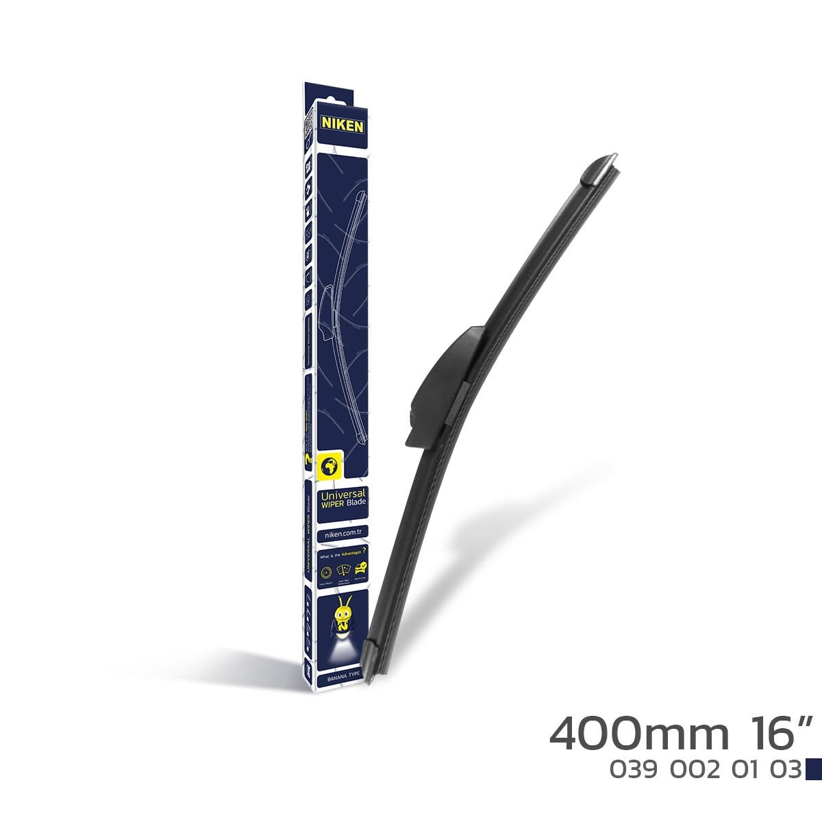 NIKEN 400mm 16'' Universal Banana Tip Silecek Süpürgesi