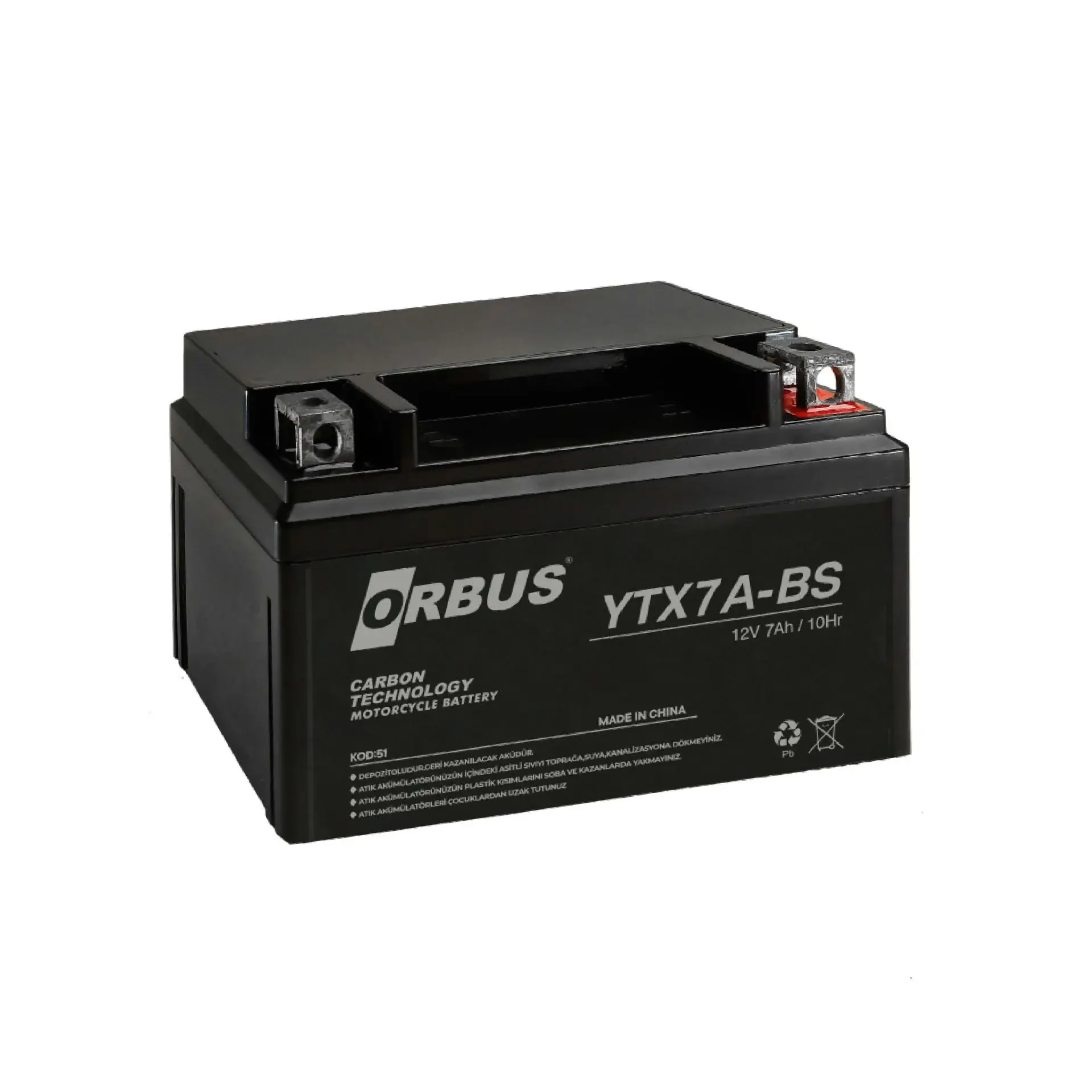 YTX7A-BS Motosiklet Aküsü