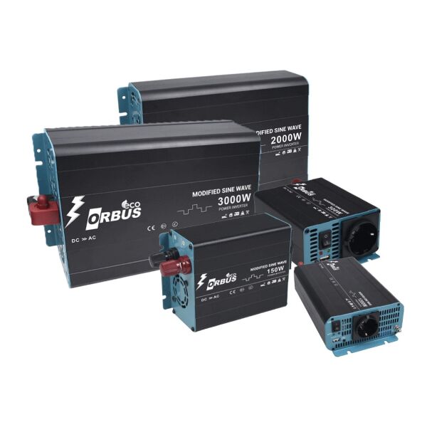 12V 600W Modifiye Sinüs İnverter Araç Tipi Güç Dönüştürücü