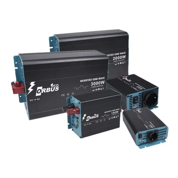 12V 2000W Modifiye Sinüs İnverter Yüksek Güçlü Araç ve Akü Tipi Güç Dönüştürücü