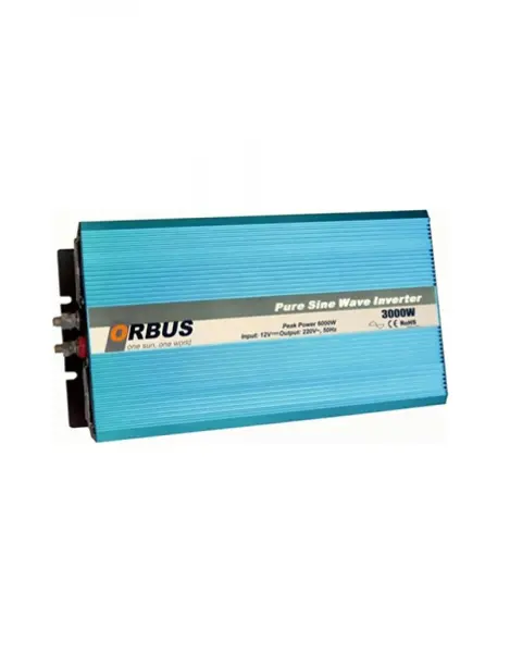 Orbus 12V 3000W Tam Sinüs İnvertör Profesyonel Araç ve Akü Tipi Güç Dönüştürücü