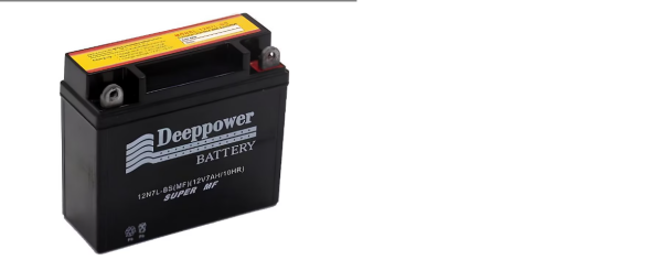 Deeppower 12N7L-BS MF 12V 7 Ah Motosiklet Aküsü