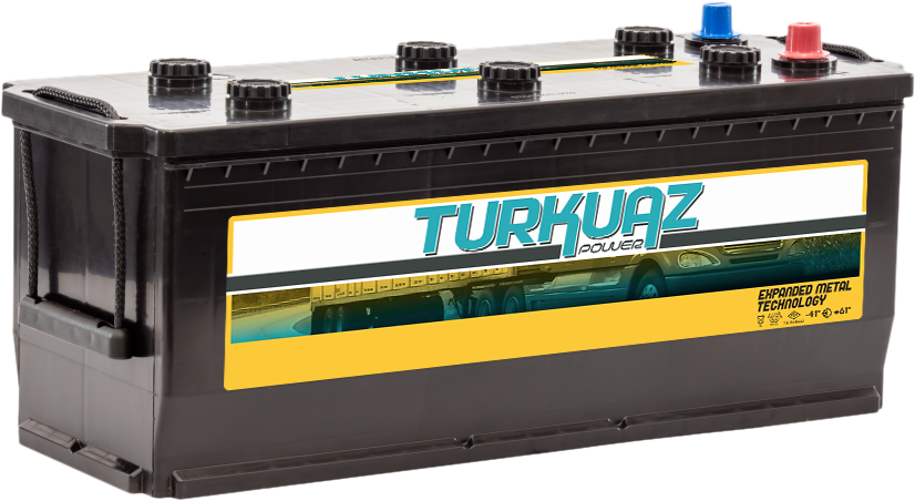 12 V 135 Ah Turkuaz D4A Düz MF İnd Sulu Akü | Endüstriyel Yüksek Kapasiteli Akü