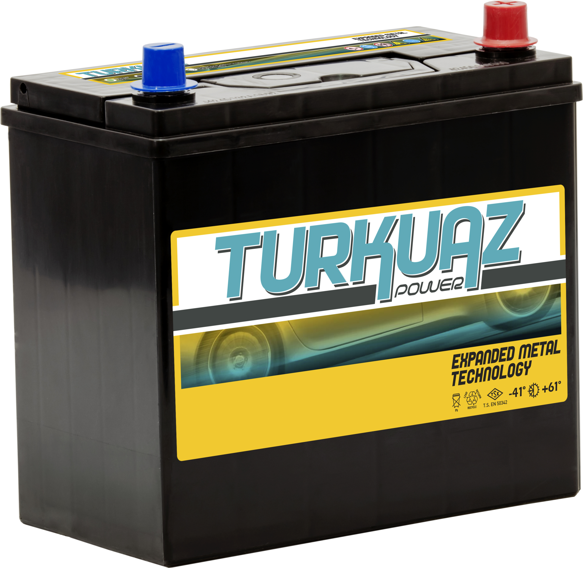 12 V 60 Ah Turkuaz NS60 Düz SMF Sulu Akü | Bakımsız Otomotiv Aküsü