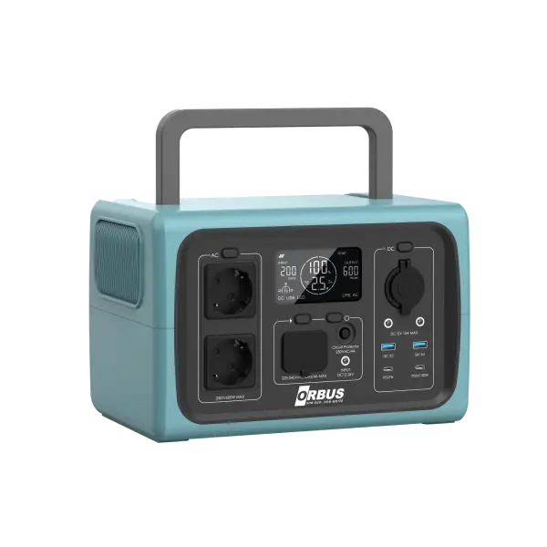 Orbus 600W Power Station Taşınabilir Güç Kaynağı Kamp Karavan ve Yedek Enerji Çözümü