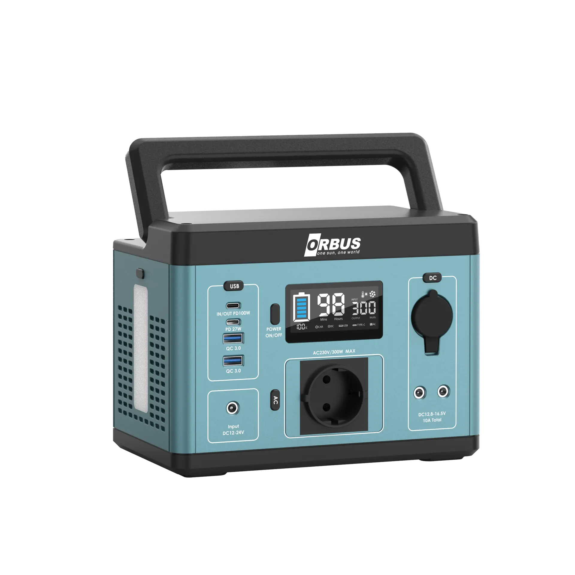 Orbus 300W Power Station Taşınabilir Güç Kaynağı Kamp ve Yedek Enerji Çözümü