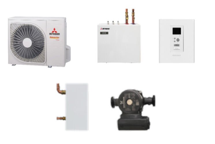 MITSUBISHI HEAVY SPLIT ISI POMPASI MODÜLER SİSTEM - HYDROLUTION 8KW