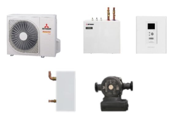 MITSUBISHI HEAVY SPLIT ISI POMPASI MODÜLER SİSTEM - HYDROLUTION 8KW