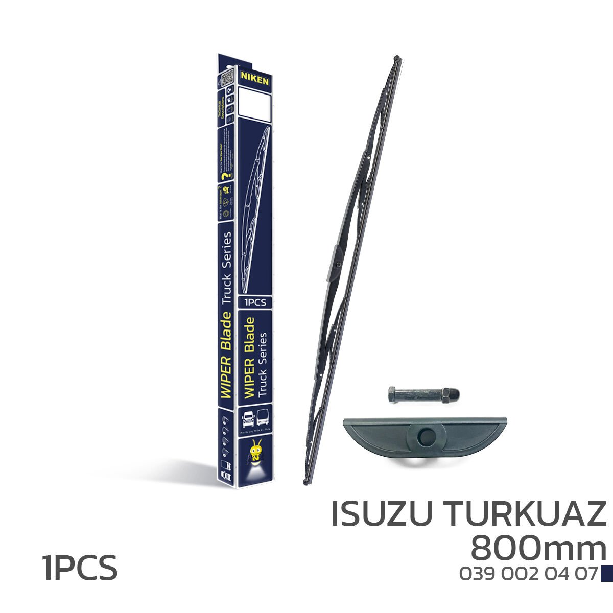 NIKEN 800mm Isuzu Turkuaz Uyumlu Telli Silecek – Maksimum Görüş ve Dayanıklılık