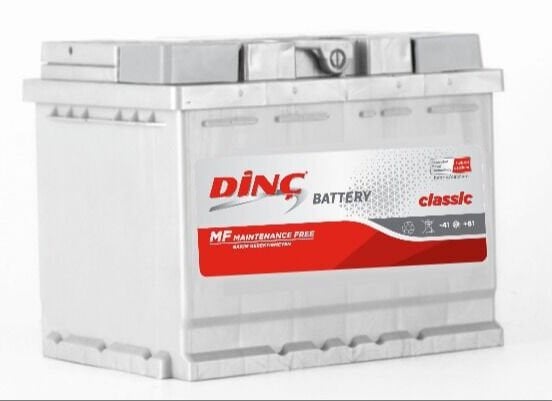 12 V 60 Ah Dinç L2  SMF Tüm Kenar Tırnaklı Otomobil Aküsü