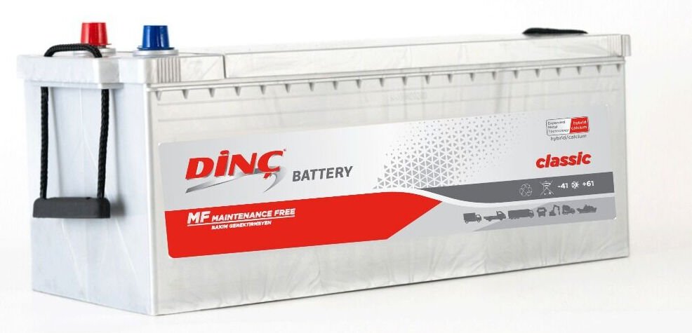 12 V 180 Ah EFB Dinç Akü D5 Kasa Düz SMF Tüm Kenar Tırnaklı Start Stop Uyumlu