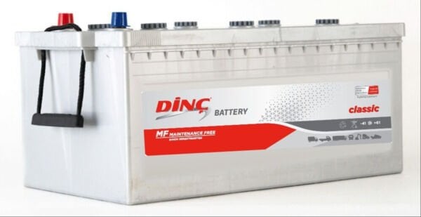 12 V 250 Ah EFB Dinç Akü D6 Kasa Düz MF Tırnaksız Start Stop Uyumlu