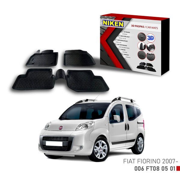 Fiat Fiorino 2007-3D Uyumlu Araca Özel Paspas – Dayanıklı ve Şık