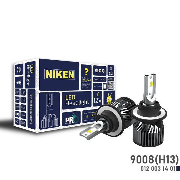 LED Xenon Pro Serisi 9008 (H13) Ampul | Güçlü Beyaz Far Işığı