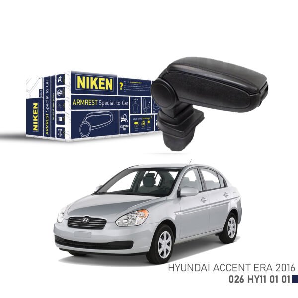 Hyundai Accent Era Uyumlu Kol Dayama Siyah | Araca Özel Kolçak | Orta Konsol Konfor Aksesuarı