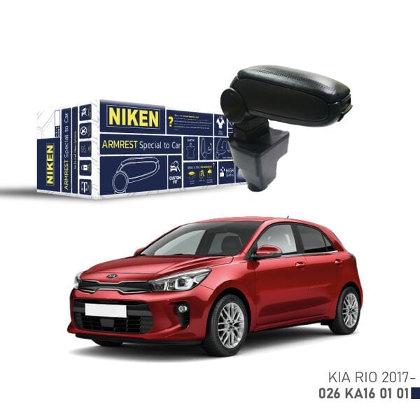 Kia Rio Uyumlu Kol Dayama Siyah | Araca Özel Kolçak | Orta Konsol Konfor Aksesuarı