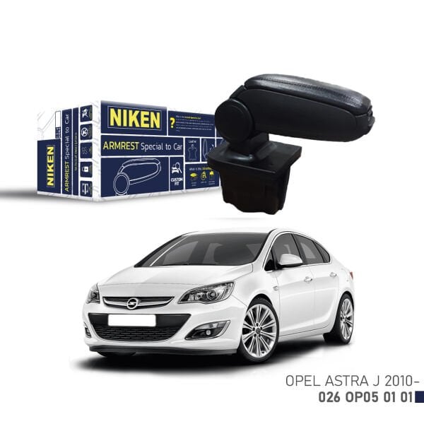 Opel Astra J Uyumlu Kol Dayama Siyah | Araca Özel Kolçak | Orta Konsol Konfor Aksesuarı