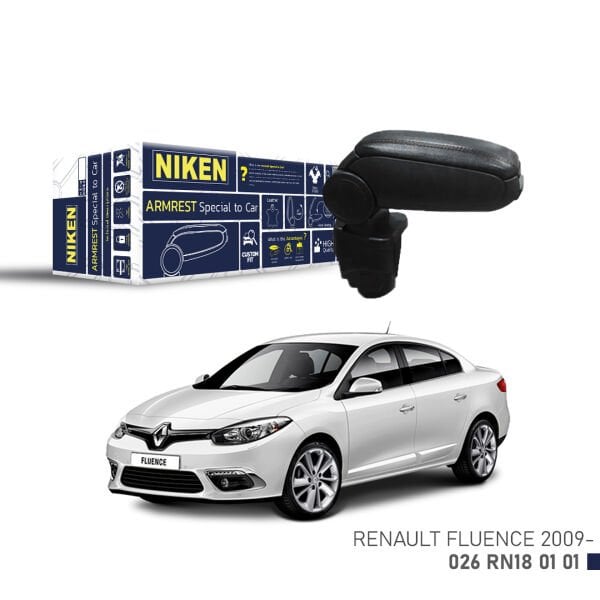 Renault Fluence 2009- ve Sonrası Uyumlu Kol Dayama Siyah | Araca Özel Kolçak | Orta Konsol Konfor Aksesuarı