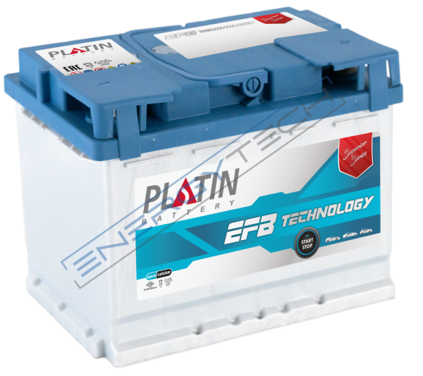 12V 63Ah EFB PLATİN L2 Düz MF | Start-Stop Uyumlu Tüm Kenar Tırnaklı Akü
