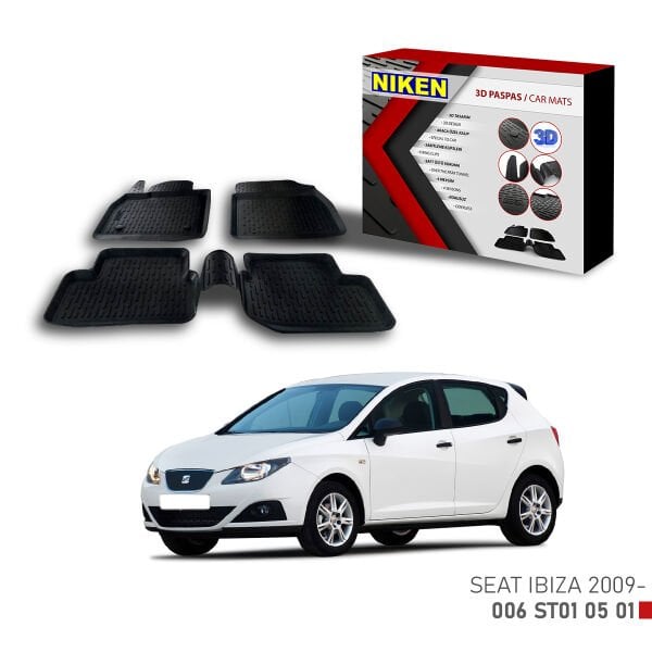 Seat Ibiza 2009 3D Paspas – Araca Özel Dayanıklı ve Şık