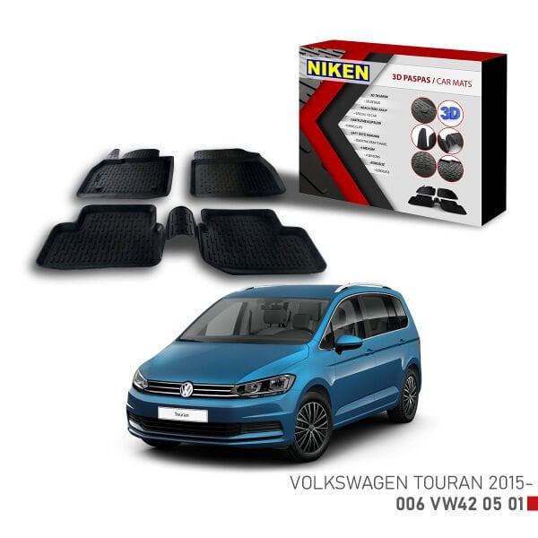 VW Touran 2015 3D Paspas – Araca Özel Dayanıklı ve Şık