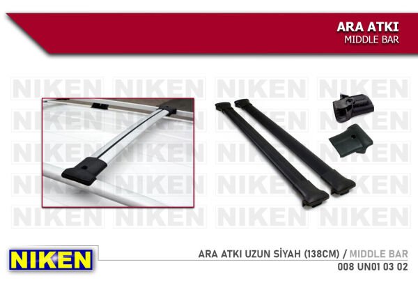 Ara Atkı Uzun Siyah 138 cm – Maksimum Konfor Sunan Oto Boyun Destek Aksesuarı