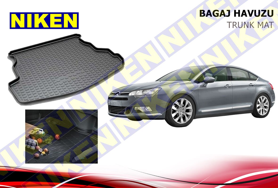 Citroën C5 Sedan 2008- Bagaj Havuzu – Araca Özel Dayanıklı Koruma