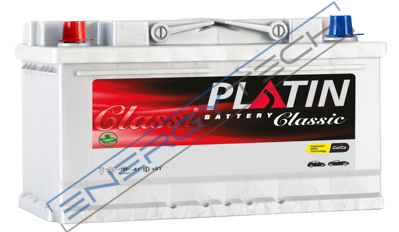 12 V 90 Ah Platin Akü H3 Kasa Düz MF Tüm Kenar Tırnaklı