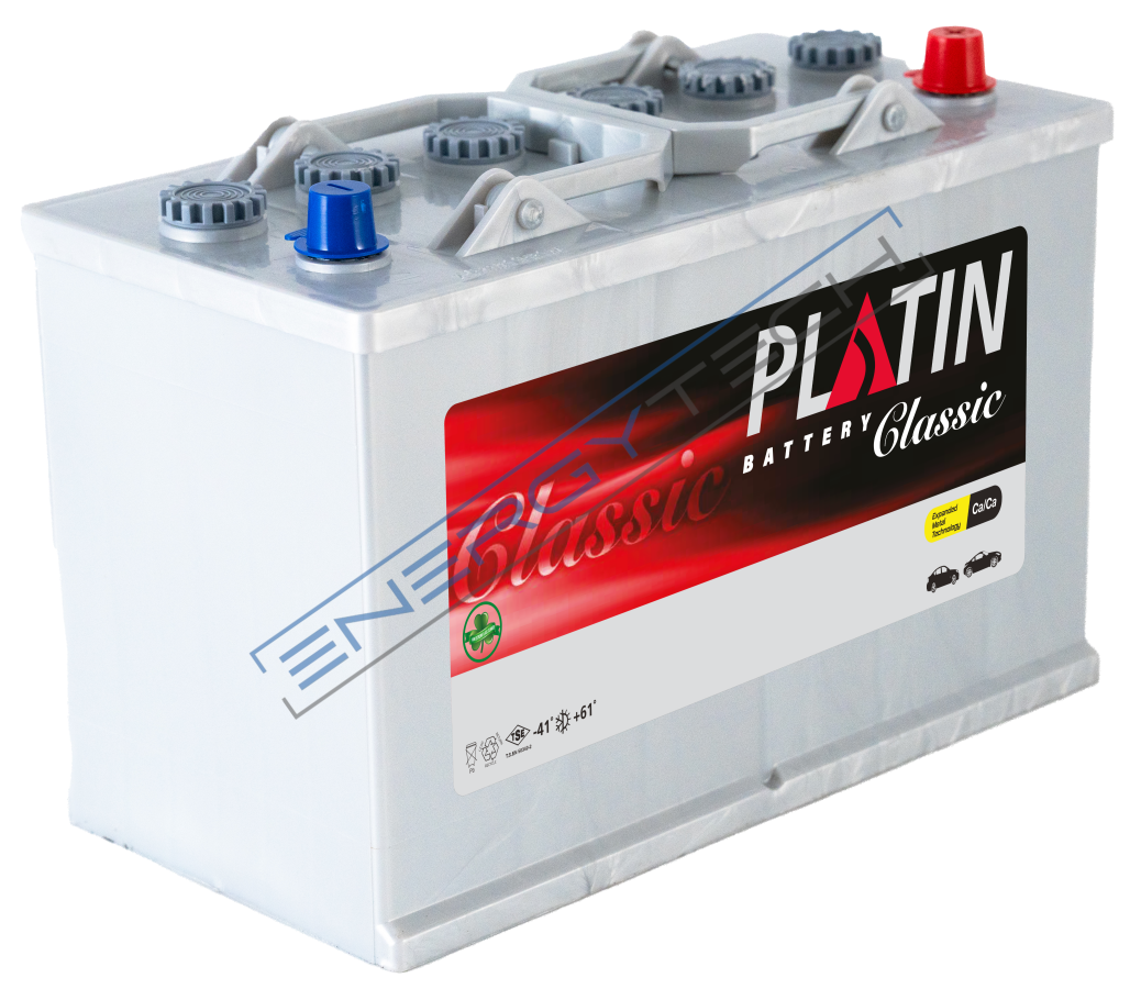 12 V 115 Ah Platin Akü D2 Kasa Düz MF Uzun Kenar Tırnaklı