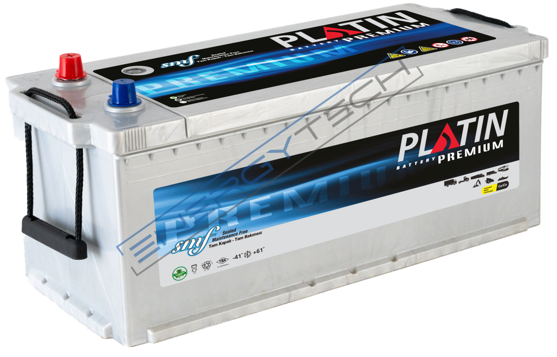 12 V 135 Ah EFB Platin Akü D4A Kasa Düz SMF Tüm Kenar Tırnaklı Start Stop Uyumlu