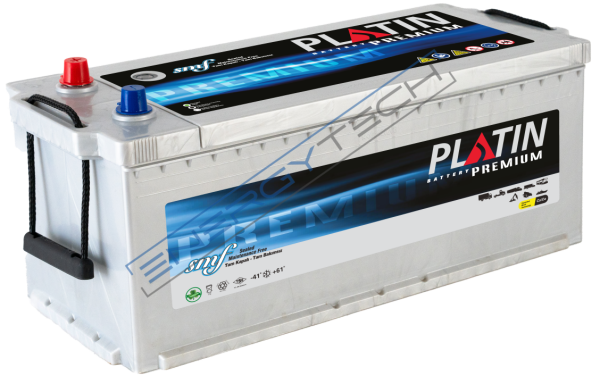 12 V 135 Ah EFB Platin Akü D4A Kasa Düz SMF Tüm Kenar Tırnaklı Start Stop Uyumlu