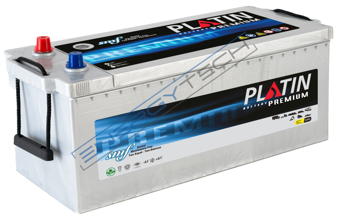 12 V 150 Ah EFB Platin Akü D5 Kasa Düz SMF Tırnaksız Start Stop Uyumlu
