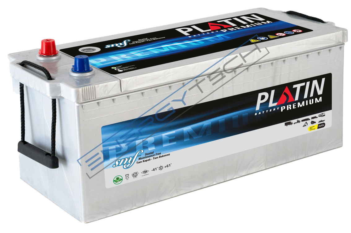 12 V 150 Ah EFB Platin Akü D5 Kasa Düz SMF Tüm Kenar Tırnaklı Start Stop Uyumlu