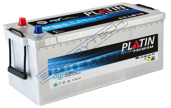 12 V 165 Ah EFB Platin Akü D5 Kasa Düz SMF Tırnaksız Start Stop Uyumlu