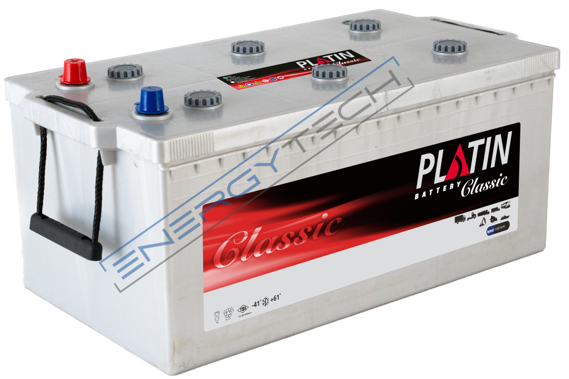 12 V 200 Ah EFB Platin Akü D6 Kasa Düz MF Tırnaksız Start Stop Uyumlu