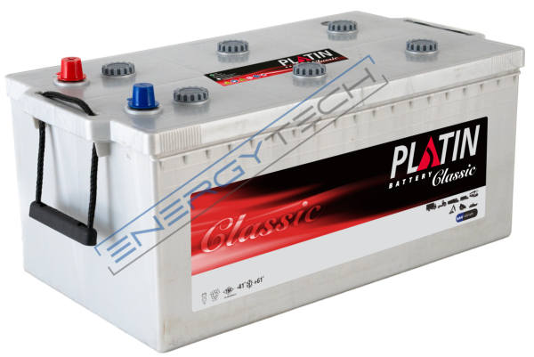 12 V 225 Ah EFB Platin Akü D6 Kasa Düz MF Tırnaksız Start Stop Uyumlu