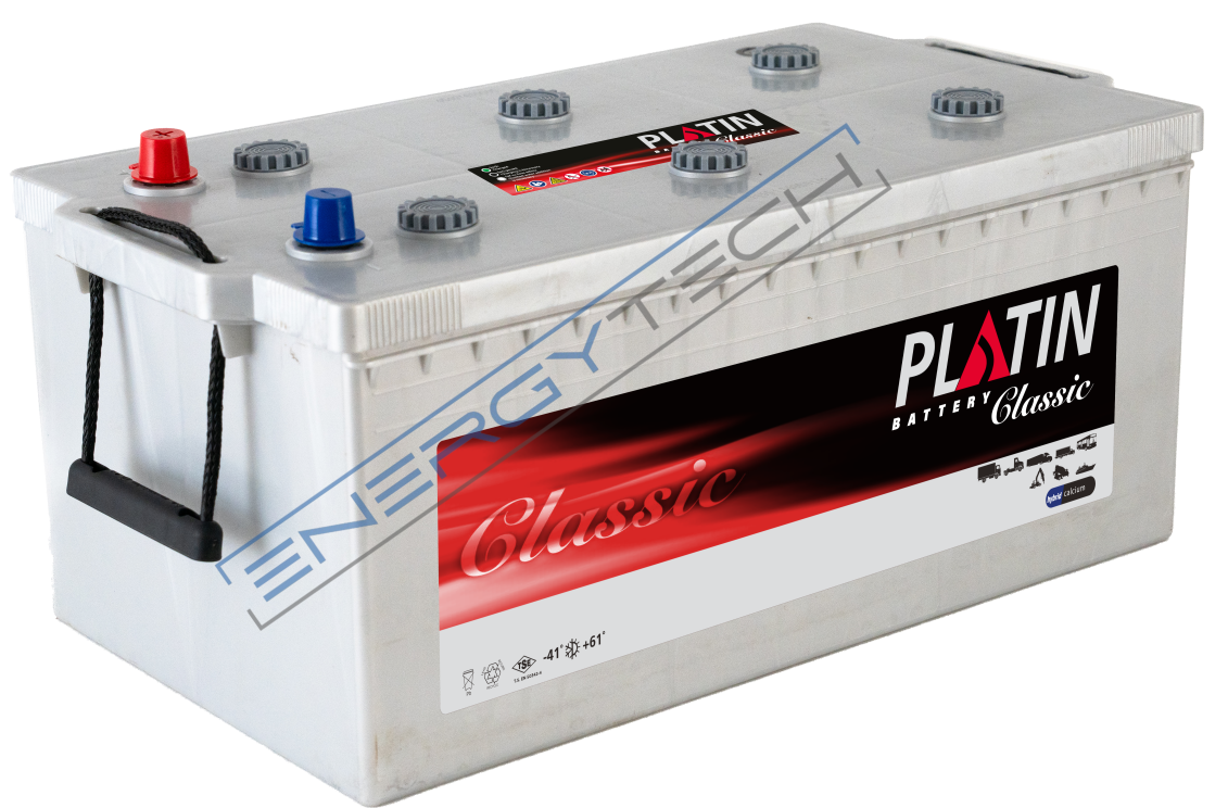 12 V 240 Ah EFB Platin Akü D6 Kasa Düz MF Tırnaksız Start Stop Uyumlu